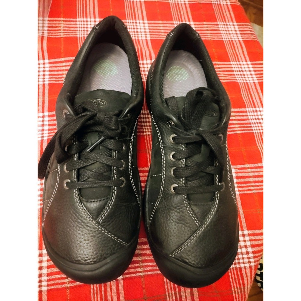 Keen Presidio Shoes Womens Size 11 Black Nubuck Leather Casual Comfort Walking